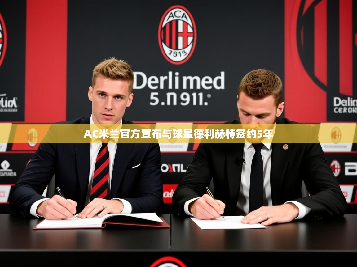 2025AC米兰官方宣布与球星德利赫特签约5年  第1张