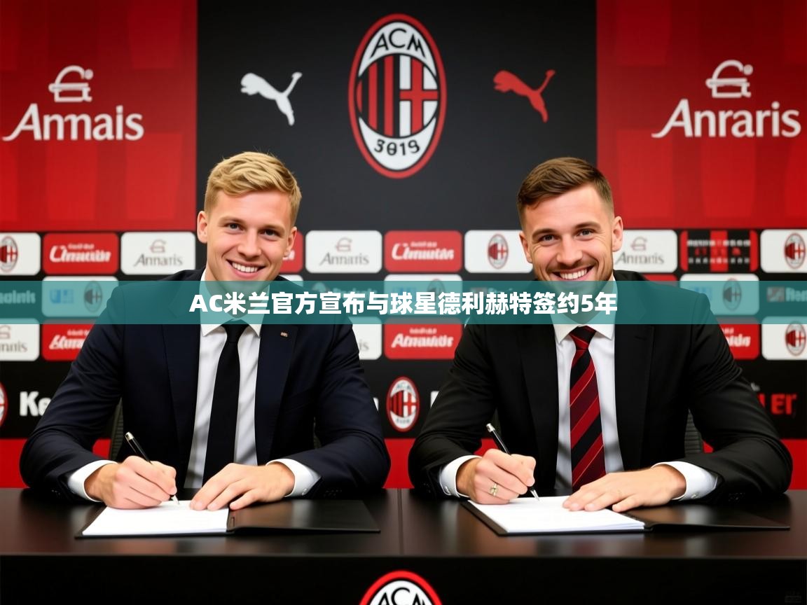 2025AC米兰官方宣布与球星德利赫特签约5年  第2张