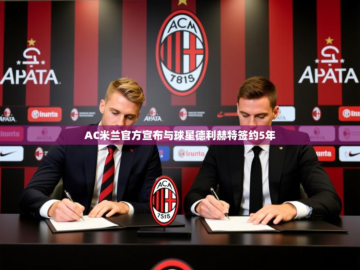 2025AC米兰官方宣布与球星德利赫特签约5年  第3张